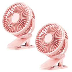 $982.21 - 2Pzas, 4"Ø, Rosa, USB, 5V, 3 Velocidades, Ventiladores de Escritorio., MXZEP-002, Empaque: 15X 18X17 cm, 0.46kg, Envío: 0 Días