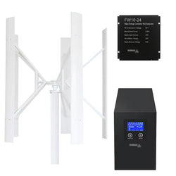 $129065.71 - Generador 1000W, 24V, Vientos de 3 a 45m/s, 3 Aspas, -40°C a 80°C, Controlador 1000W, 24V, Inversor 1000W, 220V, 1F, 60Hz, Off Grid., MXFRI-002, Empaque: 105X135X105 cm, 180kg, Envío: 20 Días