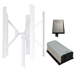 $46071.11 - Generador 400W, 24V, Vientos de 3 a 45m/s, 3 Aspas, -40°C a 80°C, Controlador 400W, 24V, Inversor 400W, 220V, 1F, 60Hz, Off Grid., MXELK-002, Empaque: 105X145X105 cm, 35kg, Envío: 20 Días