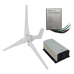 $35210.50 - Generador 500W, 24V, Vientos de 3 a 45m/s, 3 Aspas, -40°C a 80°C, Controlador 500W, 24V, Inversor 500W, 220V, 1F, 60Hz, Off Grid., MXOLO-002, Empaque: 22X98X40 cm, 20kg, Envío: 20 Días