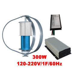 $41600.09 - Generador 300W, 12V, Vientos de 3 a 45m/s, 3 Aspas, -40°C a 80°C, Controlador 300W, 12V, Inversor 300W, 120V, 1F, 60Hz, Off Grid., MXCLE-001, Empaque: 105X135X105 cm, 20kg, Envío: 25 Días