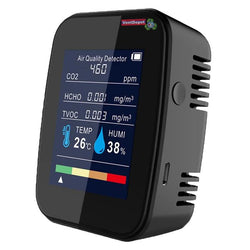 $1244.41 - 1 Pza, 400 a 6000 ppm, -10 °C a 70 °C, 0-99% RH, 5 V, USB, Negro., MXLPK-001, Empaque: 10X4X8 cm, 0.93kg, Envío: 0 Días