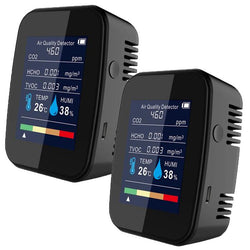 $2488.81 - 2 Pzs, 400 a 6000 ppm, -10 °C a 70 °C, 0-99% RH, 5 V, USB, Negro., MXLPK-002, Empaque: 20X8X16 cm, 1.86kg, Envío: 0 Días