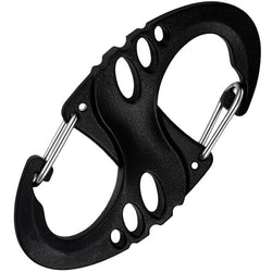 $51.79 - 1Pza, Forma S, Bloqueo Automático, Negro, Plástico., MXHKR-001, Empaque: 7X10X1 cm, 0.007kg, Envío: 0 Días