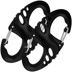 $88.59 - 2Pzas, Forma S, Bloqueo Automático, Negro, Plástico., MXHKR-002, Empaque: 7X10X2 cm, 0.014kg, Envío: 0 Días