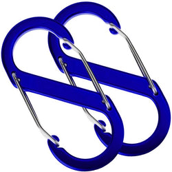 $130.48 - 2Pzas, 10kg, Forma S, Bloqueo Automático, Azul, Aleación de Aluminio., MXTKU-002, Empaque: 4X6X2 cm, 0.010kg, Envío: 0 Días