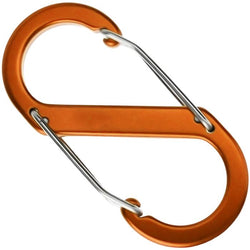 $54.51 - 1Pza, 10kg, Forma S, Bloqueo Automático, Naranja, Aleación de Aluminio., MXTLN-001, Empaque: 3X6X1 cm, 0.005kg, Envío: 0 Días