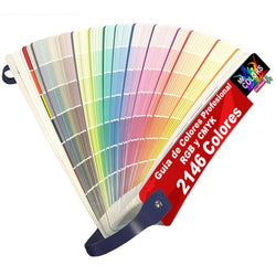 $753.50 - 1Pza, 2146 Colores, 9 Familia de Colores, Diseño Abanico, Formato Papel, Con Código CMYK / RGB., MXPAN-001, Empaque: 31X8X12 cm, 1.2kg, Envío: 60 Días