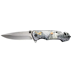 $357.09 - 1Pza, Hoja Acero 440c, Mango ABS Polietileno, Grosor 3.3mm, Dureza 58HRC, Aguila., MXIEA-001, Empaque: 15X3X4 cm, 0.500kg, Envío: 20 Días