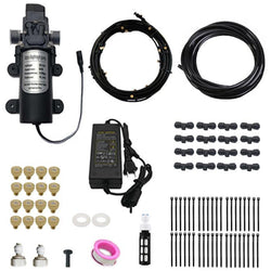 $3387.69 - 12m, 16 boquillas de latón, 2L/min, 530PSI, 60W, 120V Regulador, 12V Motor DC. , MXWAT-001, Empaque: 26X10X26 cm, 1.9kg, Envío: 0 Días