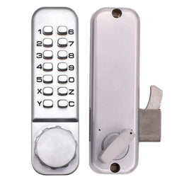 $1996.85 - Grosor puerta 35  a 65mm, Cromo Satinado, Teclado Mecánico, Aleación de Zinc. , MXHEG-001, Empaque: 16X26X16 cm, 4.0kg, Envío: 15 Días