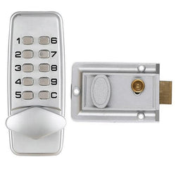 $2286.88 - Grosor puerta 28 a 65mm, Níquel Satinado, 10 Teclas Mecánicas, Aleación de Zinc., MXSEC-001, Empaque: 10X14X10 cm, 3.0kg, Envío: 15 Días