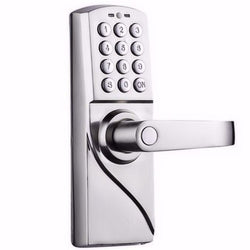 $3059.17 - Grosor Puerta: 35 a 55mm, Código Numérico, Plata, Pilas: 4 x AA (No incluidas)., MXLCK-001, Empaque: 23X17X16 cm, 1.9kg, Envío: 0 Días