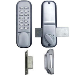 $2716.31 - Grosor puerta 28 a 65mm, Cromo Satinado, Ovalada, 14 Teclas Mecánicas, Aleación de Zinc. , MXKOE-001, Empaque: 16X26X16 cm, 4kg, Envío: 0 Días