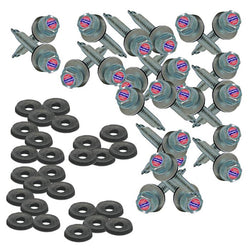 $127001.98 - 5000Pzas, #14, 6.3mmØ, Long:3", Dado 1.3/8", Cabeza Hexagonal, con Rondana Vulcanizada Sellada, Punta: Broca, MXVWR-101, Empaque: 75X100X95 cm, 50.60kg, Envío: 10 Días