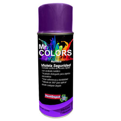 $303.14 - Violeta Seguridad, Brilloso, Temp. Max. 60°C, Cont.400ml, Tiempo de secado 5 a 10mn, Válvula 360°, Rendimiento 1 a 1.5m². , MXCRY-002, Empaque: 7X20X6 cm, 0.42kg, Envío: 0 Días