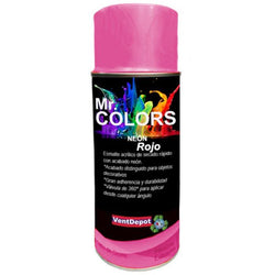 $321.88 - Rojo, Neón, Temp. Max. 60°C, 400ml, Interiores y Exteriores, Válvula 360°, Secado Rápido. , MXNEO-002, Empaque: 7X20X6 cm, 0.42kg, Envío: 0 Días