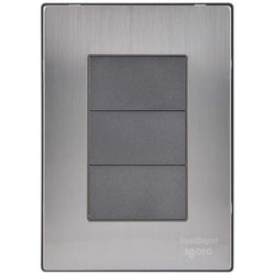 $61.07 - 1Pza, Placa Ciega, Plateado/Oxford, Acero Inoxidable/PC., MXIUF-001, Empaque: 9X14X6 cm, 0.090kg, Envío: 0 Días