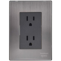 $72.96 - 1Pza, Contacto Duplex, 125-250VCA, 15A, 50/60Hz, Plateado/Oxford, Acero Inoxidable/PC., MXIOX-001, Empaque: 9X14X6 cm, 0.060kg, Envío: 10 Días