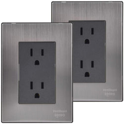 $130.91 - 2Pzas, Contacto Duplex, 125-250VCA, 15A, 50/60Hz, Plateado/Oxford, Acero Inoxidable/PC., MXIOX-002, Empaque: 9X14X12 cm, 0.120kg, Envío: 0 Días
