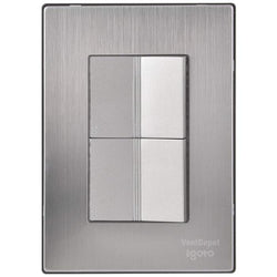 $92.00 - 1Pza, Apagador Escalerax2, 125-250VCA, 10A, 50/60Hz, Plateado, Acero Inoxidable/PC., MXIIU-001, Empaque: 9X14X6 cm, 0.090kg, Envío: 0 Días