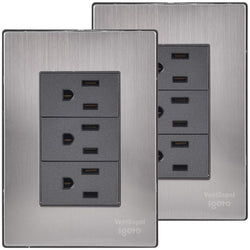 $172.16 - 2Pzas, Contactox3, 125-250VCA, 15A, 50/60Hz, Plateado/Oxford, Acero Inoxidable/PC., MXIOR-002, Empaque: 9X14X12 cm, 0.180kg, Envío: 0 Días