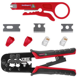 $609.15 - 1Pza, 1 Pinza Ponchadora, 1 Pelacables, 2 Protectores RJ45, 2 Conectores RJ45, 3 Navajas de Repuesto., MXCNA-001, Empaque: 10X21X3 cm, 0.328kg, Envío: 0 Días
