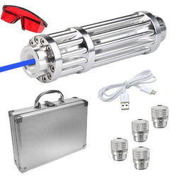 $1079.81 - Potencia 1500mW, Alcance 1000m, 3.1-3.8V, Alimentación Cable USB y Micro USB, Este Laser Quema., MXLZT-001, Empaque: 8X25X8 cm, 0.617kg, Envío: 0 Días