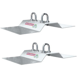 $6570.10 - 2Pzas, Acero Inoxidable, Resistencia Ruptura 3.0Ton, Calibre 16, Plateado., MXSVN-002, Empaque: 42X8X21 cm, 3kg, Envío: 10 Días