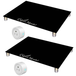$10362.02 - 2Pzas, 230W, 2.1A, 110V, 60Hz,  56x30x5cm, Apilable, Material Vidrio Templado, Infrarrojos FIR,  Conector WiFi Incluído, Negro., MXHFS-002, Empaque: 65X20X40 cm, 8.00kg, Envío: 8 Días