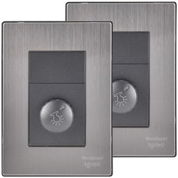 $223.94 - 2Pzas, Dimmer, 127VCA, 60Hz, Plateado/Oxford, Acero Inoxidable/PC., MXIMD-002, Empaque: 9X14X12 cm, 0.180kg, Envío: 3 Días