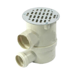 $2976.19 - 25 Pzas, 50mm Ø, Cespol Bote Giratorio, 2 Salidas, Rejilla Cromada, Blanco, PVC., MXASN-008, Empaque: 7X12X9 cm, 2.5kg, Envío: 12 Días