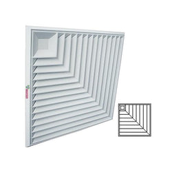 $4347.64 - 30x30", Aluminio, Blanco, 5625m3/hr, 2 vías esquina, marco biselado., MXDBC-081, Empaque: 77X77X5 cm, 5.0kg, Envío: 18 Días