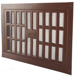 $913.49 - 16x9" Base X Altura, 2" Ancho, Aluminio, Color Café , con Malla.  , MXVTA-002, Empaque: 19X29X8 cm, 0.384kg, Envío: 0 Días