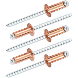$40.09 - 5Pzas, 2.4mm Diam, 4mm Long, Tipo Blind, 100% Cobre., MXRVF-002, Empaque: 17X12X1 cm, 0.005kg, Envío: 0 Días