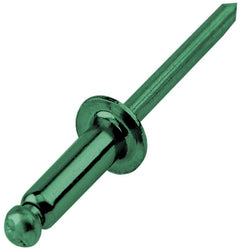 $54211.36 - 4000Pzas. # 6, Diámetro 1/4" ó 6.3mm,  Long: 3/4" ó 19.0mm,  Tipo Blind,  Acabado Verde Metálico. , MXRVE-088, Empaque: 18X24X35 cm, 4kg, Envío: 2 Días