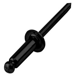 $54211.36 - 4000Pzas. # 6, Diámetro 1/4" ó 6.3mm,  Long: 3/4" ó 19.0mm,  Tipo Blind,  Acabado Negro Metálico. , MXRVK-088, Empaque: 18X24X35 cm, 4kg, Envío: 2 Días