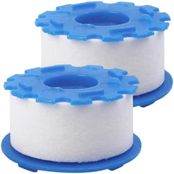 $42.94 - 2Pzas, Repuesto Filtro de Agua con Tapa, Algodón Micrón PP, Blanco/Azul., MXTEF-002, Empaque: 5X5X6 cm, 0.020kg, Envío: 0 Días