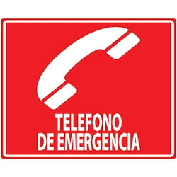 $94.35 - 25x25 cm, De Emergencia, Teléfono de Emergecia, Acabado Fotoluminicente, MXSIO-010, Empaque: 25X25X1 cm, 0.10kg, Envío: 6 Días