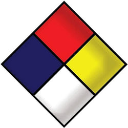 $163.78 - 27.5x27.5 cm, De Identificación, Rombo Colores, Normal, MXSDI-002, Empaque: 28X28X1 cm, 0.15kg, Envío: 0 Días