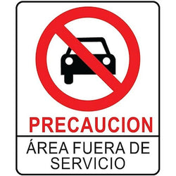 $267.10 - 60x80cm,Precaución,Precaución Área Fuera de Servicio,Normal, MXSGA-002, Empaque: 60X80X1 cm, 0.50kg, Envío: 6 Días
