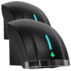 $3758.99 - 2Pzas, Con Sensor 20cm, 1800W, 110V, 60Hz, 8A, Negro, Tiempo de Secado 12 a 15 seg., MXBZK-002, Empaque: 28X 29X 26 cm, 6kg, Envío: 30 Días