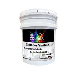 $1437.09 - 19L, Sellador Vinílico, Interior/Exterior, Secado 1 Hora, Blanco., MXANT-001, Empaque: 27X27X30 cm, 28kg, Envío: 0 Días