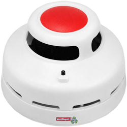 $401.33 - 1Pza, Alarma Visual Roja, Sensor Humo, 85 a 105dB,-10 a 50°C, Blanco, Bateria 9V no incluida., MXSMO-001, Empaque: 11X11X7 cm, 0.108kg, Envío: 0 Días