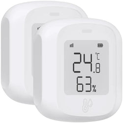 $816.76 - 2Pzas, LCD, -9.9~60°C, 0~100% RH, Wi-Fi+Bluetooth, Pilas AAAx2, Blanco, Plástico., MXTMS-002, Empaque: 6X6X4 cm, 0.040kg, Envío: 0 Días