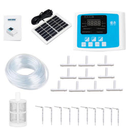 $1846.30 - 1Kit, Bomba Simple, 1 Filtro, Manguera 10m,  Flecha de  Goteo 10 pzas, Conector en T 10 pzas, 120ma, 5V, 3W, Carga USB, Batería de Litio ( No incluidas). , MXDPY-001, Empaque: 25X15X12 cm, 0.630kg, Envío: 20 Días