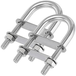 $1426.91 - 2Pzas, M12x150mm, Acero Inox 304, Perno U Redondo, Plateado., MXIGO-002, Empaque: 10X17X5 cm, 0.780kg, Envío: 0 Días
