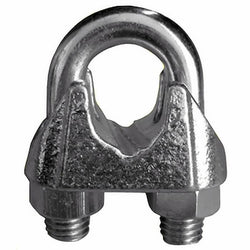 $5926.27 - 100Pzs, 3/4" ó 19.0mmØ Nudo, 3/4" ó 19.0mmØ Cable, Acabado Galvanizado, Tipo Europeo., MXLSD-018, Empaque: 10X15X10 cm, 2.2kg, Envío: 1 Días