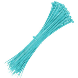 $128.97 - 1Paq, 100Pzas, 20cm, 2.5mm, Azul Cielo, Nailon, A prueba de Ácidos, Autoextinguible., MXZHK-001, Empaque: 10X 25X 4 cm, 0.04kg, Envío: 0 Días
