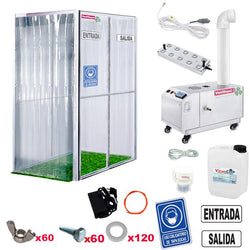 $92698.61 - 1x2.2x2m, Acrílico, 360 Personas/hr, Bidón 20L, 2 Cortinas, Con Sensor, Ultrasónico., MXUBC-002, Empaque: 120X240X90 cm, 58kg, Envío: 6 Días